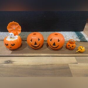Vinatge pumpkin halloween lot